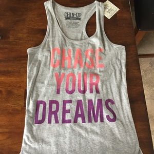 NWT Chase Your Dreams Workout Tank M